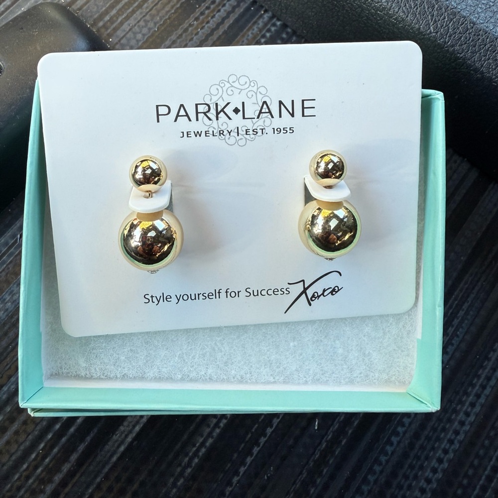 Park Lane Dual-Tone Gold and Silver Earrings